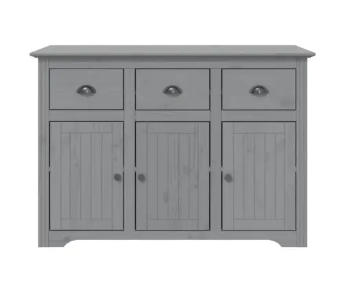 Kõrge Kapp "Bodo", Hall, 115,5 X 43 X 200,5 cm Männipuit