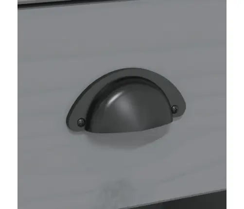 Kõrge Kapp "Bodo", Hall, 115,5 X 43 X 200,5 cm Männipuit