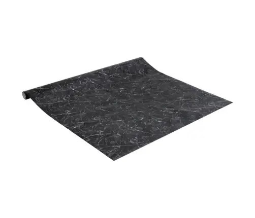 Mēbeļu Līmplēve, Pašlīmējoša, Marmora Melna, 90X500 Cm, Pvc Vidaxl