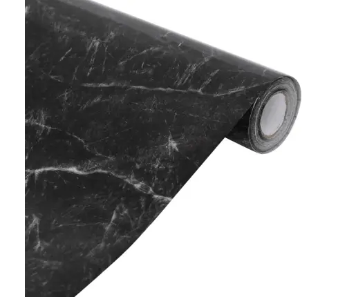 Mēbeļu Līmplēve, Pašlīmējoša, Marmora Melna, 90X500 Cm, Pvc Vidaxl