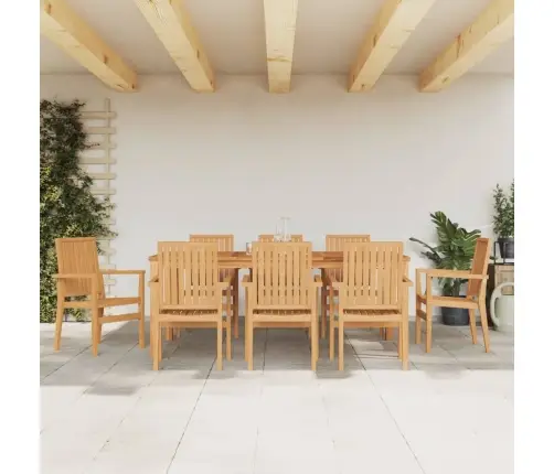 Dārza Krēsli, 8 Gab., 56,5X57,5X91 Cm, Masīvs Tīkkoks Vidaxl Dārza Krēsli, 8 Gab., 56,5X57,5X91 Cm, Masīvs Tīkkoks Vidaxl