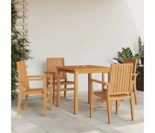 5-Osaline Aiamööbli Komplekt, Tiikpuu