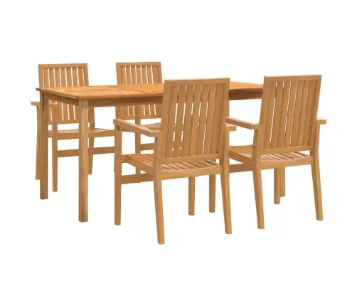 5-Osaline Aiamööbli Komplekt, Tiikpuu