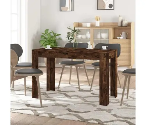 Virtuves Galds, Ozolkoka Krāsa, 120X60X76 Cm, Inženierijas Koks Vidaxl