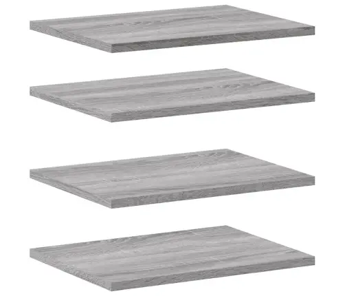 Seinariiulid 4 Tk, Hall Sonoma Tamm, 40X30X1,5 cm Tehispuit