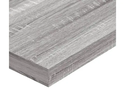 Sienas Plaukti, 4 Gab., Pelēki, 60X10X1,5 Cm, Inženierijas Koks Vidaxl