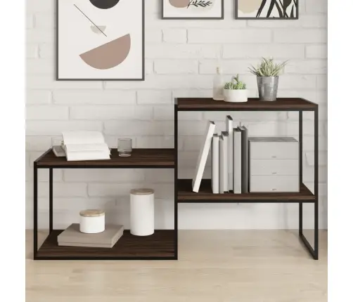 Sieninės Lentynos, 4Vnt., Rudos Ąžuolo, 60X40X1,5cm Mediena