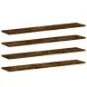 Sienas Plaukti, 4 Gab., Koka, 100X20X1,5 Cm, Inženierijas Koks Vidaxl