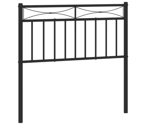 Gultas Galvgalis, Metāls, Melns, 90 Cm Vidaxl