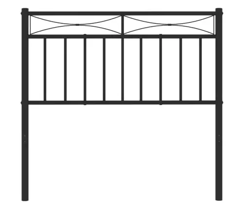 Gultas Galvgalis, Metāls, Melns, 90 Cm Vidaxl