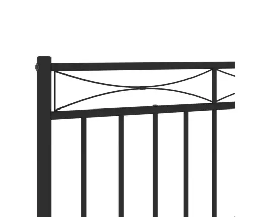 Gultas Galvgalis, Metāls, Melns, 90 Cm Vidaxl