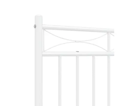 Lovos Rėmas Su Galvūgaliu/Kojūgaliu, Baltas, 150X200cm Metalas
