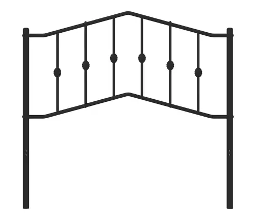 Metalinis Galvūgalis, Juodos Spalvos, 100Cm