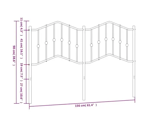 Metalinis Galvūgalis, Juodos Spalvos, 150Cm