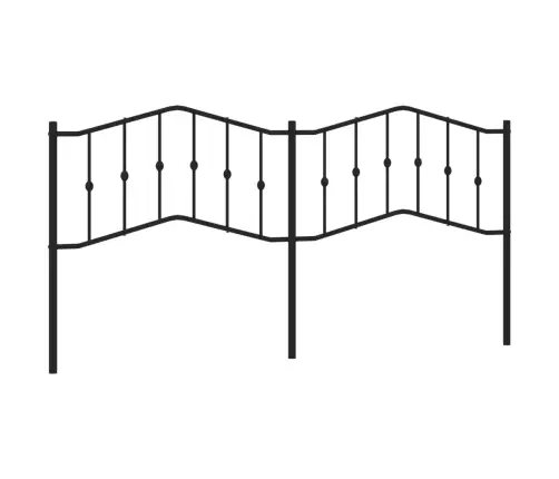 Metallist Voodipeats, Must, 200 Cm Metallist Voodipeats, Must, 200 Cm