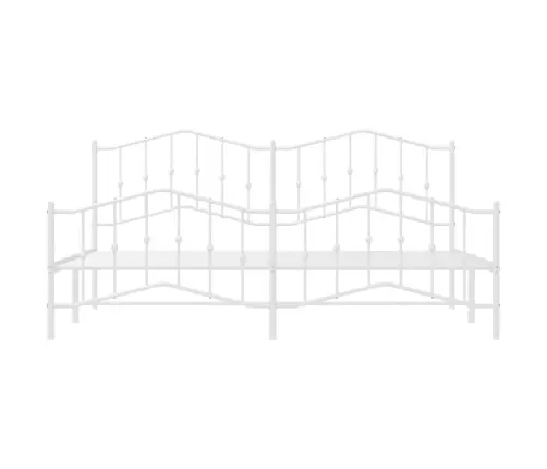 Lovos Rėmas Su Galvūgaliu/Kojūgaliu, Baltas, 200X200cm Metalas