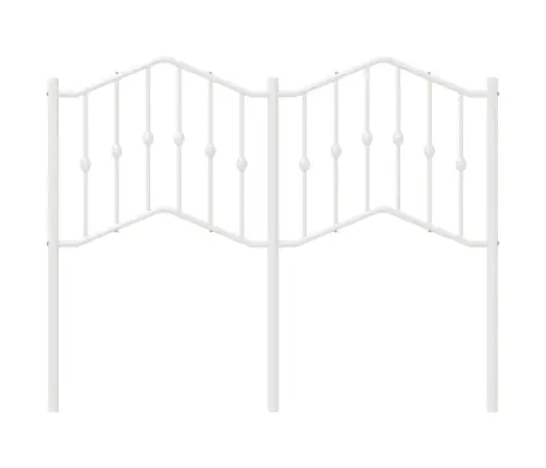 Gultas Galvgalis, Balts, 120 Cm Vidaxl