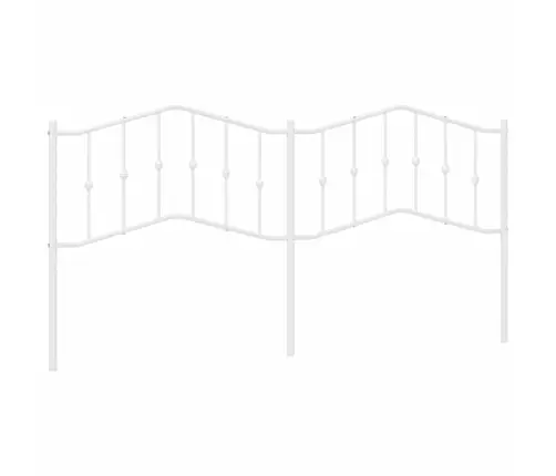 Metallist Vahetatav Voodipeats, Valge, 193 Cm