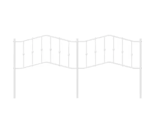 Metallist Vahetatav Voodipeats, Valge, 193 Cm