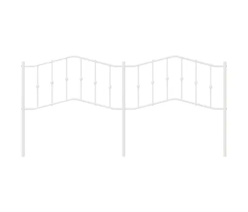 Gultas Galvgalis, Balts, 200 Cm Vidaxl