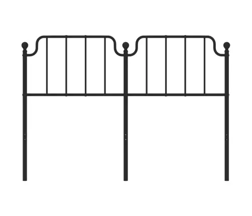 Gultas Galvgalis, Metāls, Melns, 160 Cm Vidaxl Gultas Galvgalis, Metāls, Melns, 160 Cm Vidaxl