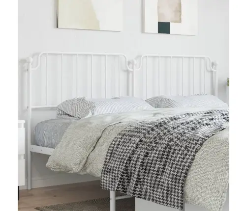 Gultas Galvgalis, Balts, 200 Cm Vidaxl