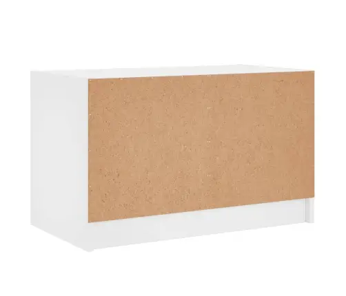 Klaasustega Telerikapp, Valge, 68 X 37 X 42 Cm