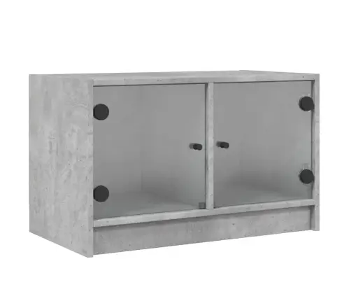 Tv Skapītis Ar Stikla Durvīm, Betona Pelēks, 68X37X42 Cm Vidaxl Tv Skapītis Ar Stikla Durvīm, Betona Pelēks, 68X37X42 Cm Vidaxl