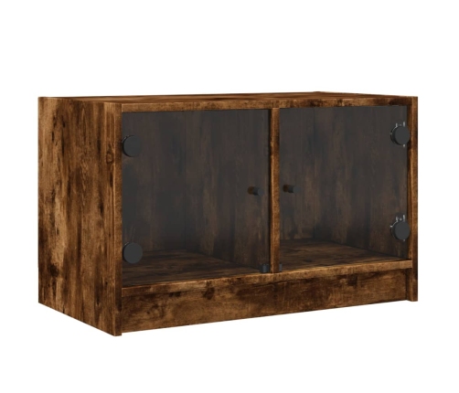 Klaasustega Telerikapp, Suitsutatud Tamm, 68 X 37 X 42 Cm
