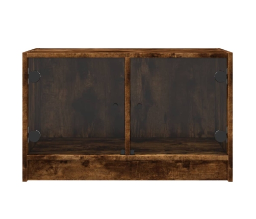 Klaasustega Telerikapp, Suitsutatud Tamm, 68 X 37 X 42 Cm