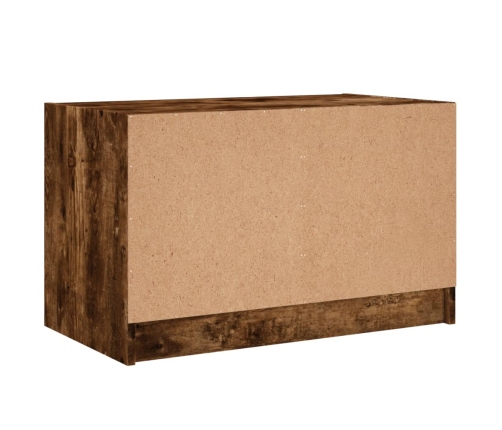 Klaasustega Telerikapp, Suitsutatud Tamm, 68 X 37 X 42 Cm