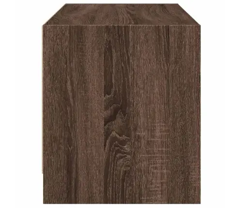 Tv Spintelė Su Stiklinėmis Durelėmis, Ruda Ąžuolo, 68X37X42Cm