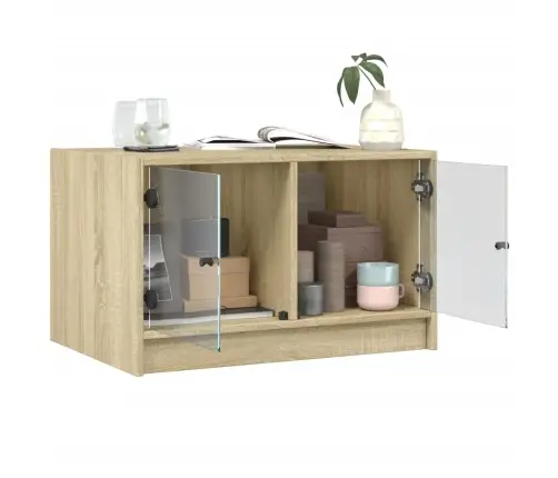 Kohvilaud Klaasustega, Sonoma Tamm, 68 X 50 X 42 Cm