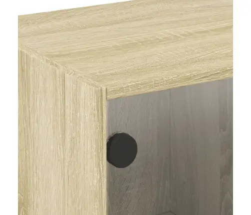 Kohvilaud Klaasustega, Sonoma Tamm, 68 X 50 X 42 Cm