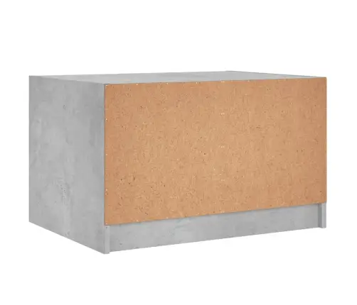 Kafijas Galdiņš Ar Stikla Durvīm, Betona Pelēks, 68X50X42 Cm Vidaxl Kafijas Galdiņš Ar Stikla Durvīm, Betona Pelēks, 68X50X42 Cm Vidaxl