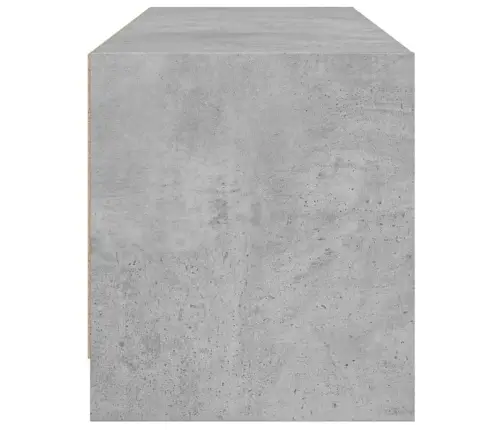 Tv Spintelė Su Stiklinėmis Durelėmis, Betono, 102X37X42Cm