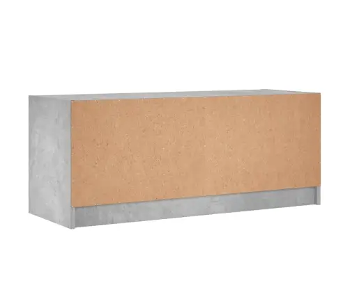 Tv Spintelė Su Stiklinėmis Durelėmis, Betono, 102X37X42Cm