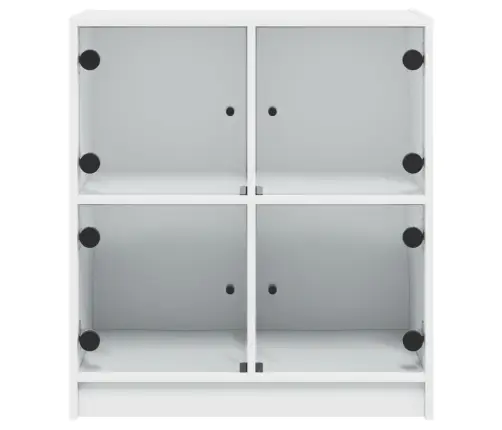 Skapītis Ar Stikla Durvīm, Balts, 68X37X75,5 Cm Vidaxl Skapītis Ar Stikla Durvīm, Balts, 68X37X75,5 Cm Vidaxl