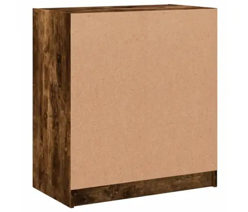 Šoninė Spintelė Su Stiklinėmis Durelėmis, Dūminė, 68X37X75,5Cm