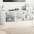 Tv Skapītis Ar Stikla Durvīm, Balts, 102X37X42 Cm Vidaxl