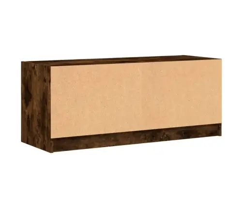 Tv Skapītis Ar Stikla Durvīm, Koka Krāsa, 102X37X42 Cm Vidaxl Tv Skapītis Ar Stikla Durvīm, Koka Krāsa, 102X37X42 Cm Vidaxl