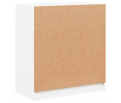 Skapītis Ar Stikla Durvīm, Balts, 68X37X75,5 Cm Vidaxl