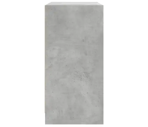 Klaasustega Külgkapp, Betoonhall, 68 X 37 X 75,5 Cm