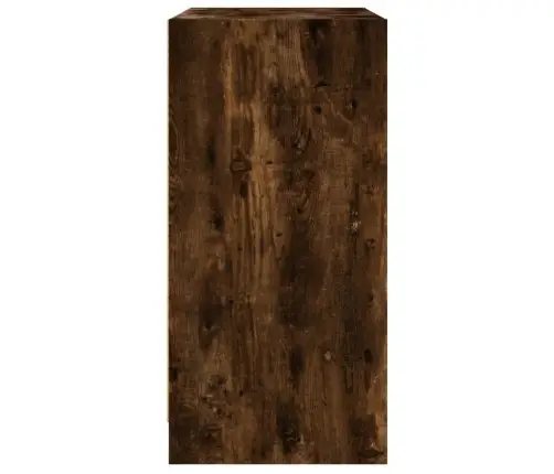 Skapītis Ar Stikla Durvīm, Koka Krāsa, 68X37X75,5 Cm Vidaxl