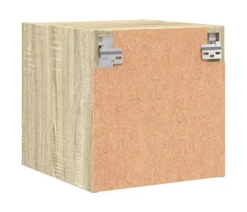 Naktsskapītis Ar Stikla Durvīm, Ozola Krāsa, 35X37X35 Cm Vidaxl Naktsskapītis Ar Stikla Durvīm, Ozola Krāsa, 35X37X35 Cm Vidaxl