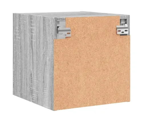 Naktsskapītis Ar Stikla Durvīm, Pelēka Ozola, 35X37X35 Cm Vidaxl Naktsskapītis Ar Stikla Durvīm, Pelēka Ozola, 35X37X35 Cm Vidaxl