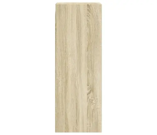 Sieninė Spintelė Su Stiklinėmis Durelėmis, Ąžuolo, 35X37X100Cm