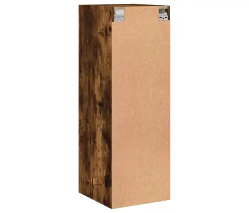 Skapītis Ar Stikla Durvīm, Koka Krāsa, 35X37X100 Cm Vidaxl