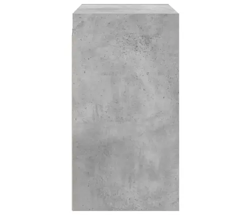 Skapītis Ar Stikla Durvīm, Betona Pelēks, 68X37X68,5 Cm Vidaxl
