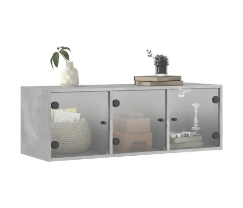 Klaasustega Seinakapp, Betoonhall, 102 X 37 X 35 Cm